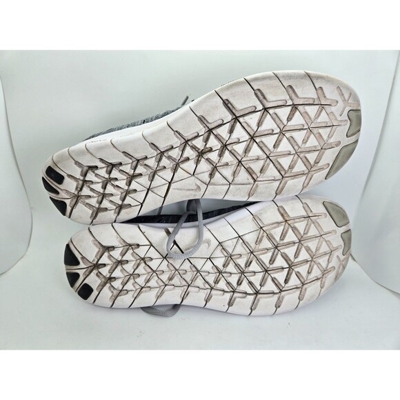 Nike Free RN Flyknit 2017 Shoes Women's 9.5 Grey Running Athletic Gym Sneakers - Picture 7 of 8